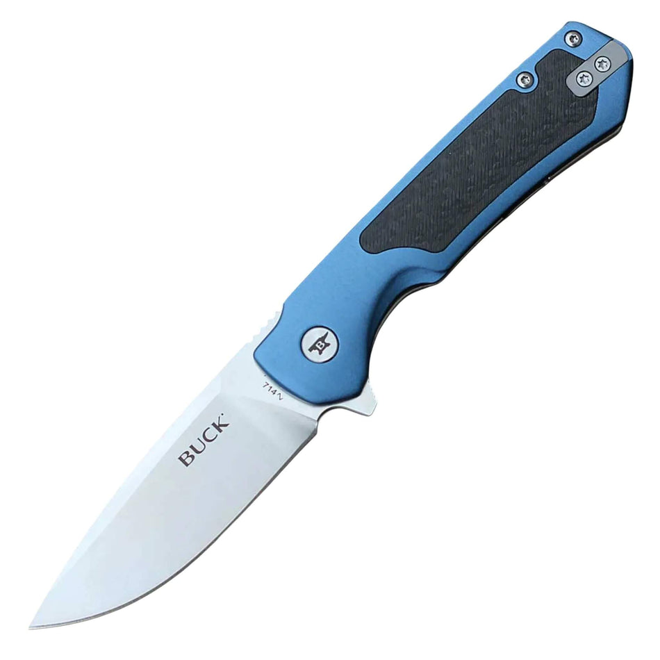 Buck 714 Stinger Drop Point 7.6cm Blade Folding Pocket Knife