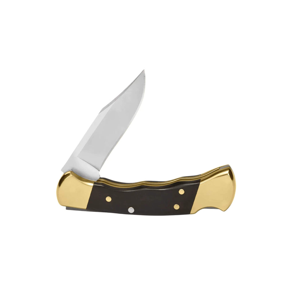 Buck Ranger 3in. Clip Point Folding Pocket Knife with Leather Sheath