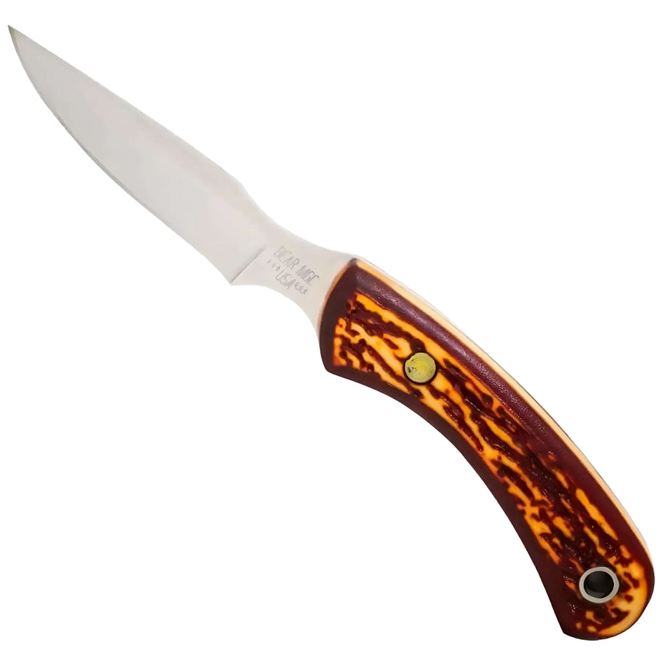 Bear & Son Knife 6-1/2in. Ergonomic Caper Fixed Blade Knife With Sheath