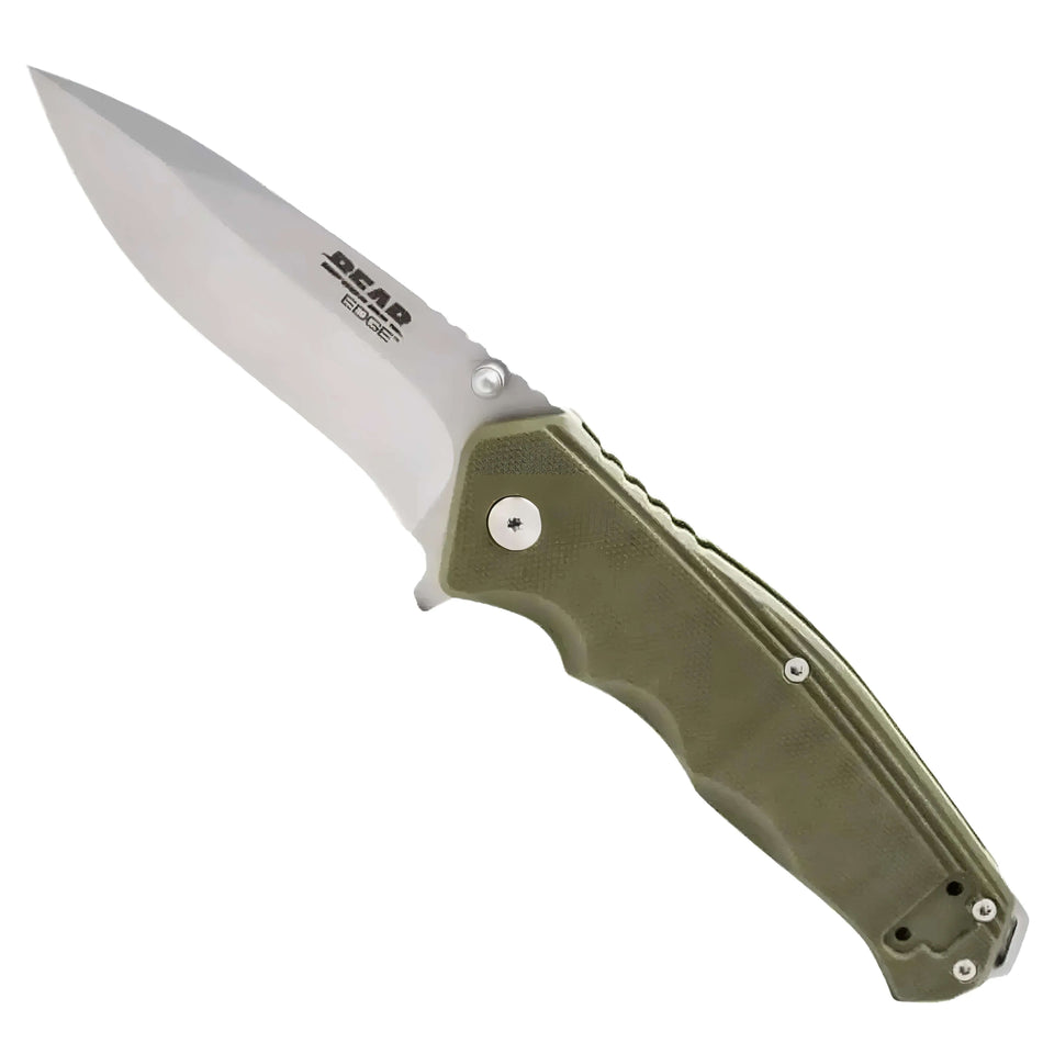 Bear & Son Knife Edge 4-1/2in. Sideliner Lock Folding Pocket Knife With Clip