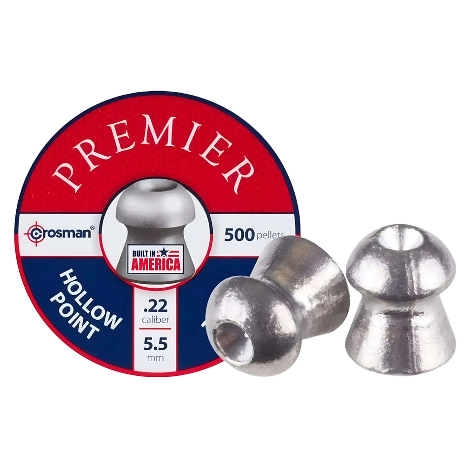 Crosman Hollow Point .22Cal 14.3gr Air Rifle Pellets