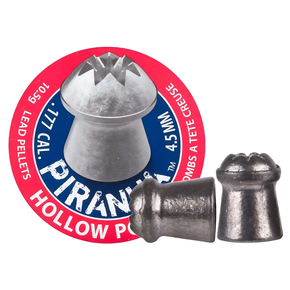 Crosman Piranha Hollow Point .177Cal 10.5gr Air Rifle Pellets