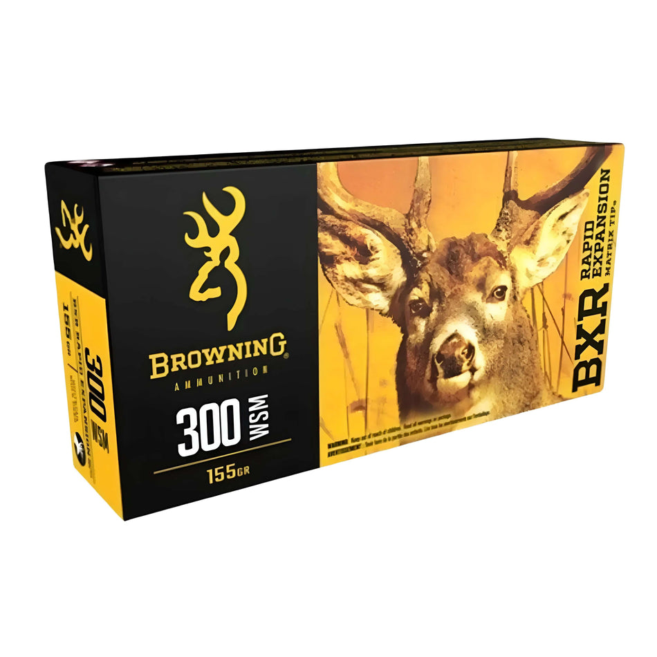 Browning BXR 300WSM 155gr Rapid Expansion Matrix Tip 3260fps Ammo
