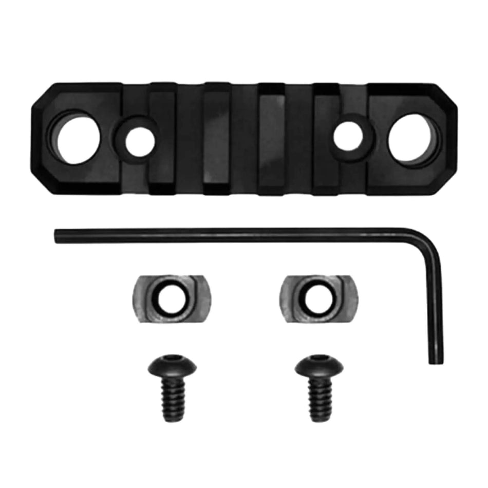 Grovtec Rail Push Button Base 3.1in. 5 Slot M-LOK
