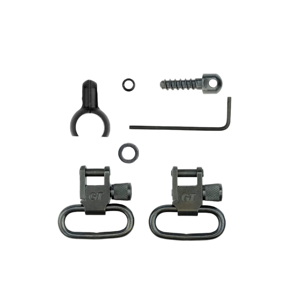 Grovtec Two Piece Barrel Band .630-.675 Set - 1in. Loops Pair