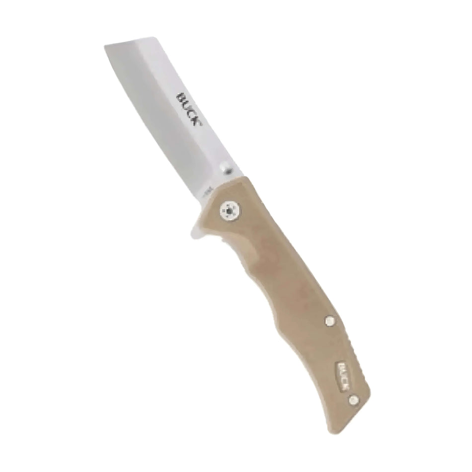 Buck Trunk 2-7/8in. Cleaver Folding Pocket Knife With Clip