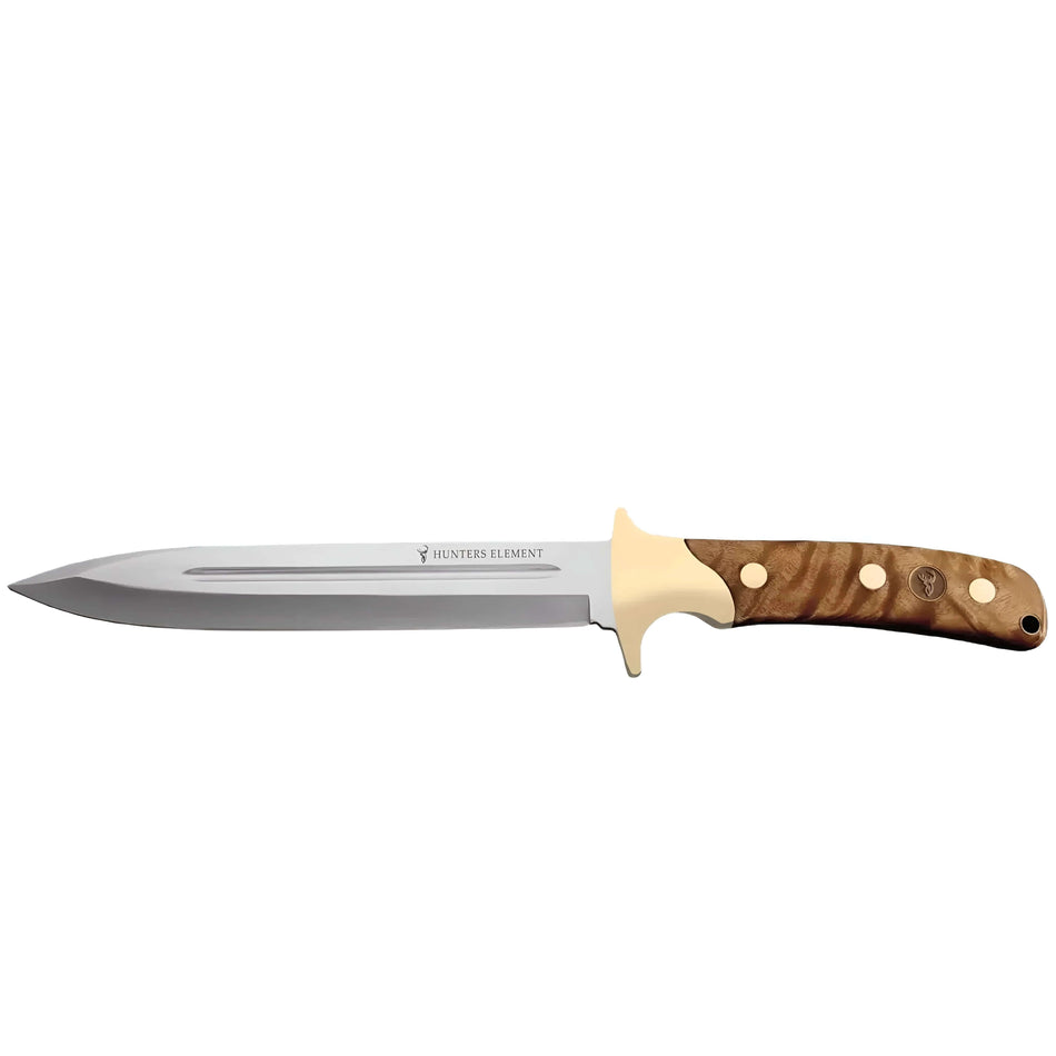 Hunters Element Classic Pig Sticker Fixed Blade Knife With Sheath