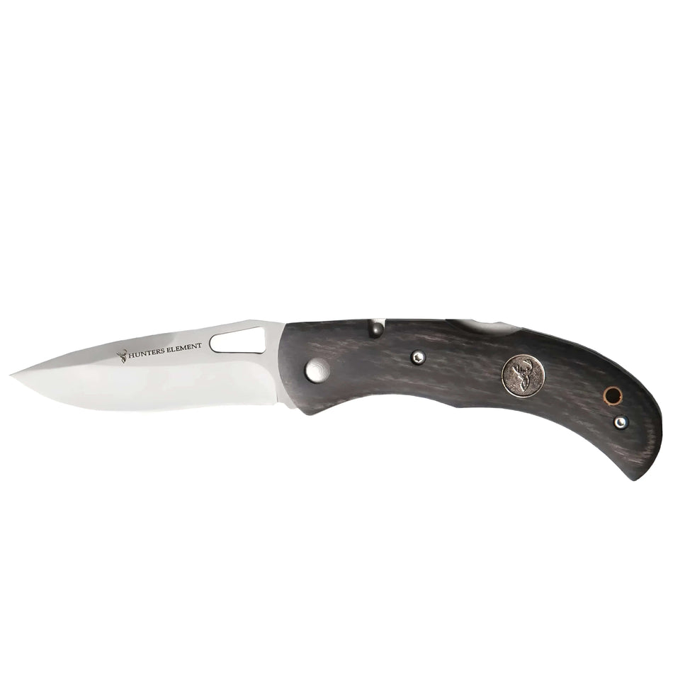 Hunters Element Primary Series Drop Point Folding Pocket Knife