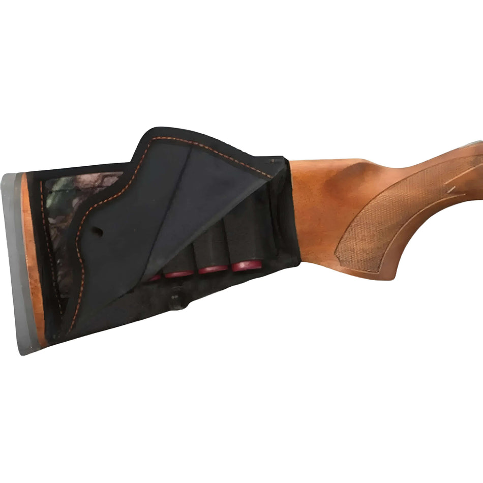 Allen Shotgun Butt Stock Cartridge Shell Holder With Cover -5 Rounds