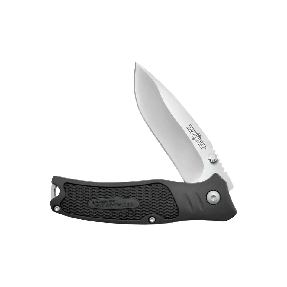 Camillus Knife Western BlacTrax 7in. Drop Point Folding Pocket Knife