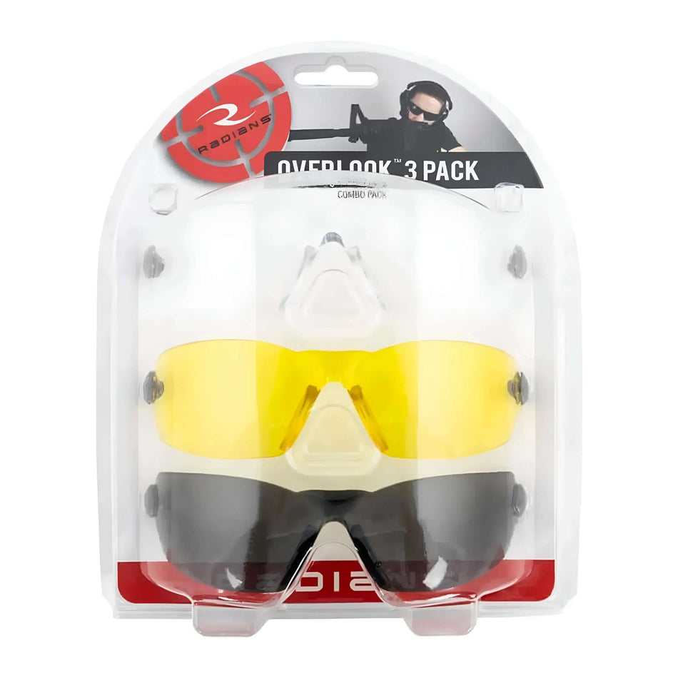 Radians Overlook 3 Lens Kit And Frames - Clear/Smoke/Amber