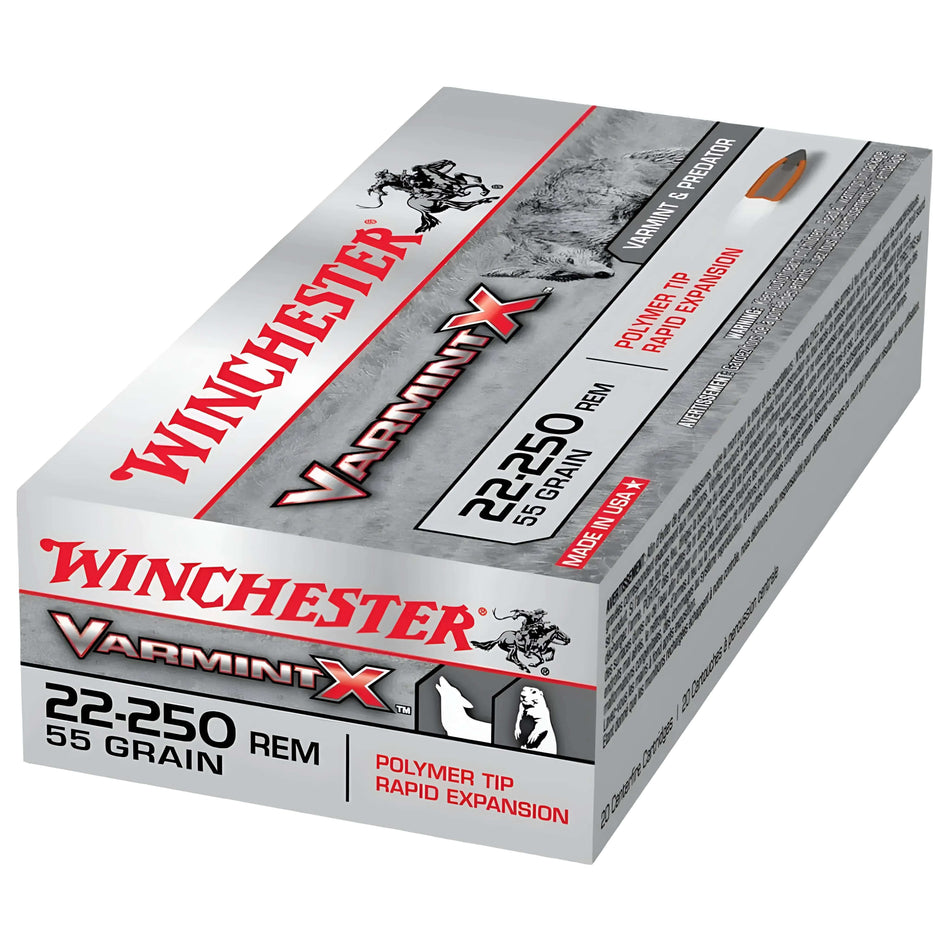 Winchester Super X 222Rem 50gr Pointed Soft Point 3140fps Ammo