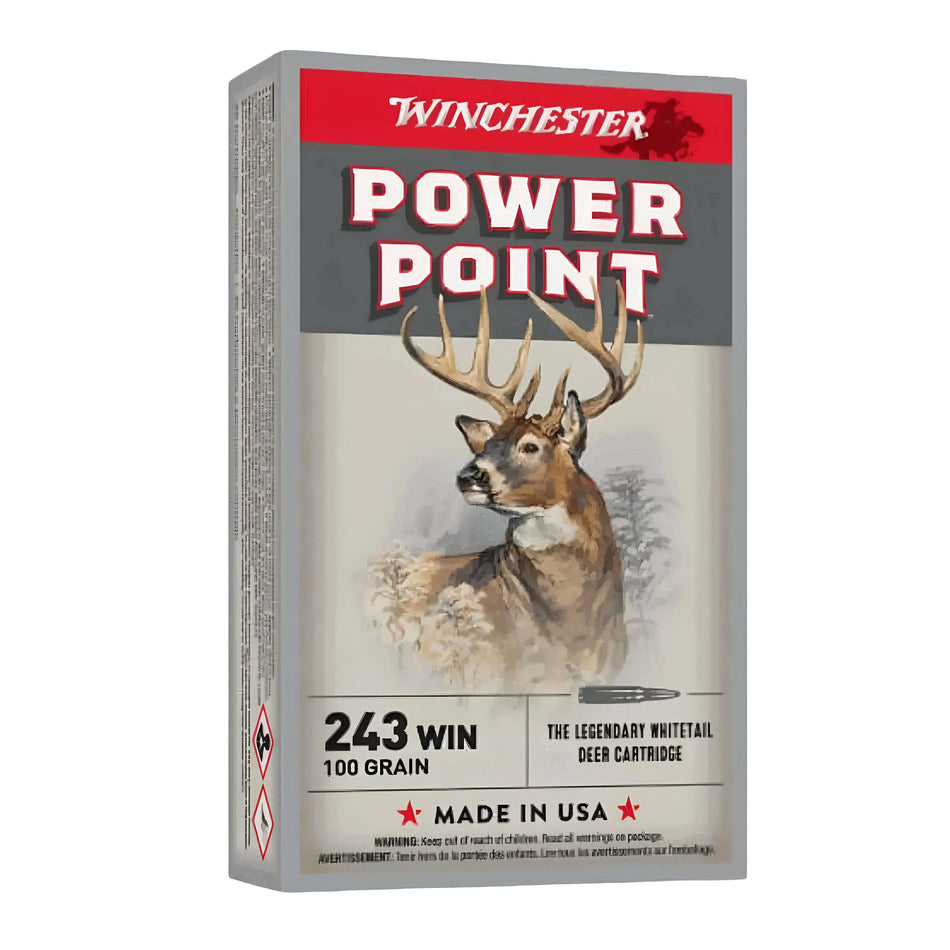 Winchester Super X 243Win 100gr Power-Point 2960fps Ammo