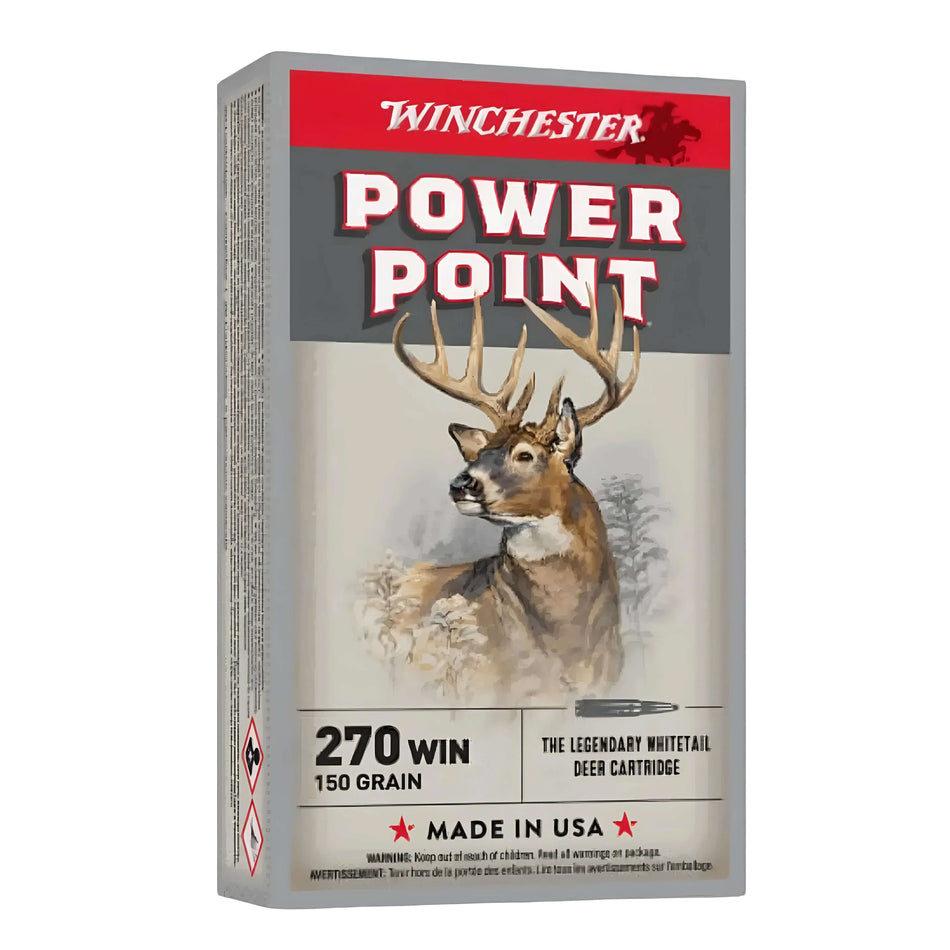 Winchester Super X 270Win 150gr Power-Point 2850fps Ammo