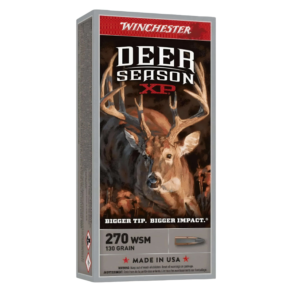 Winchester Deer Season XP 270WSM 130gr Extreme Point 3275fps Ammo