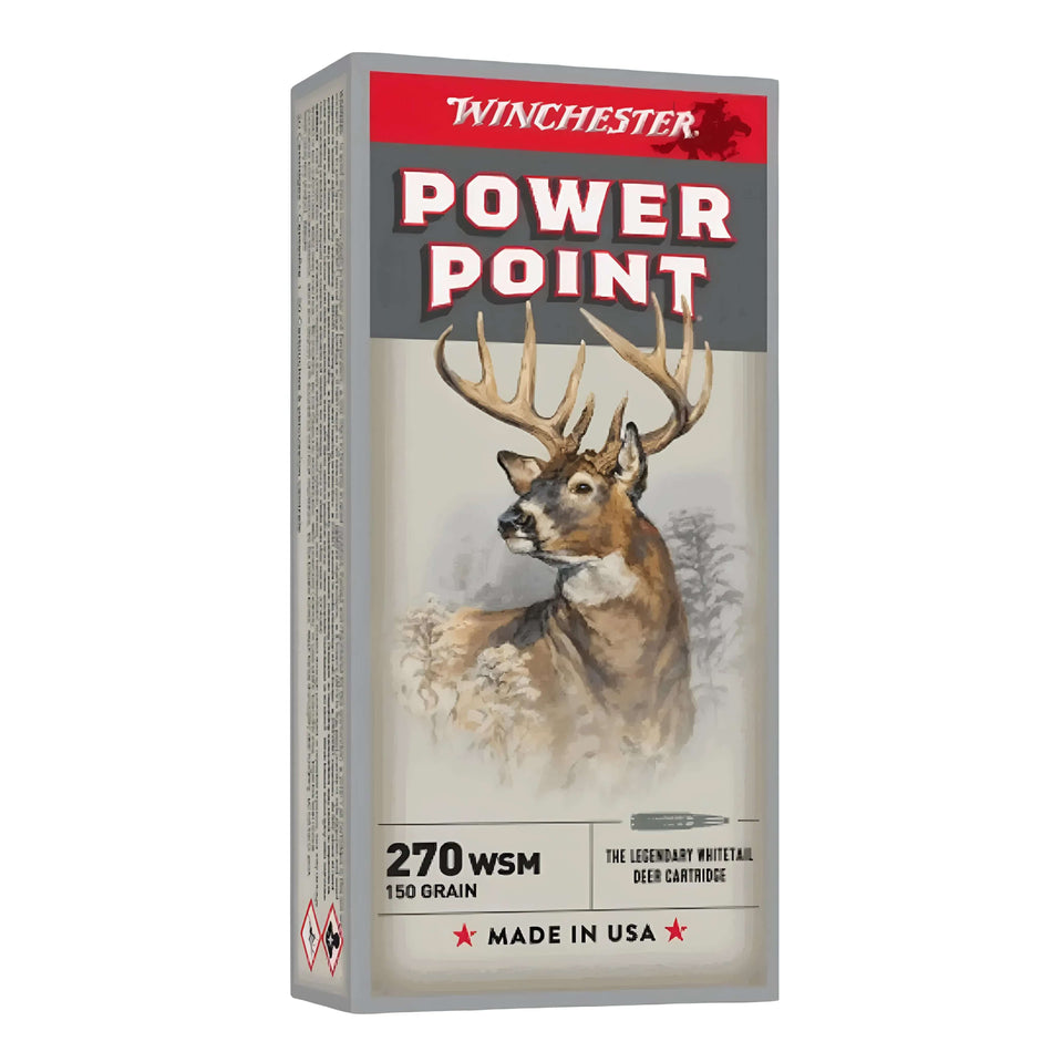 Winchester Super X 270WSM 150gr Power-Point 3150fps Ammo