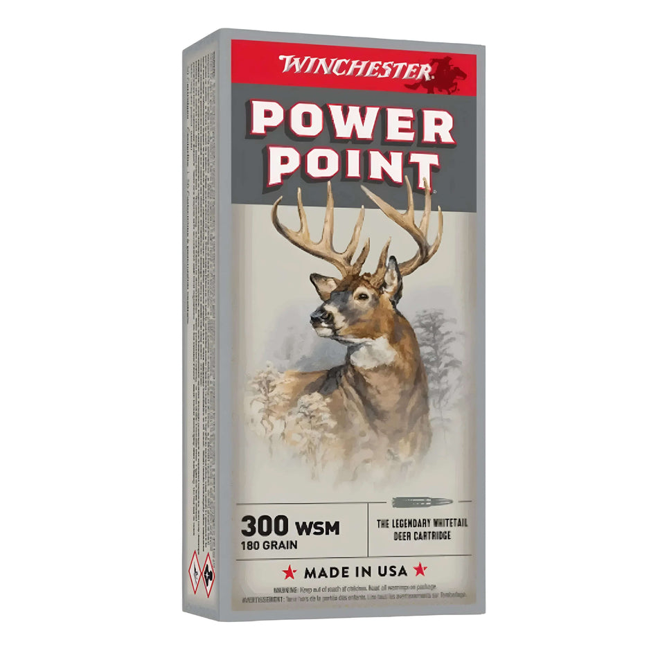 Winchester Super X 300WSM 180gr Power-Point 2970fps Ammo