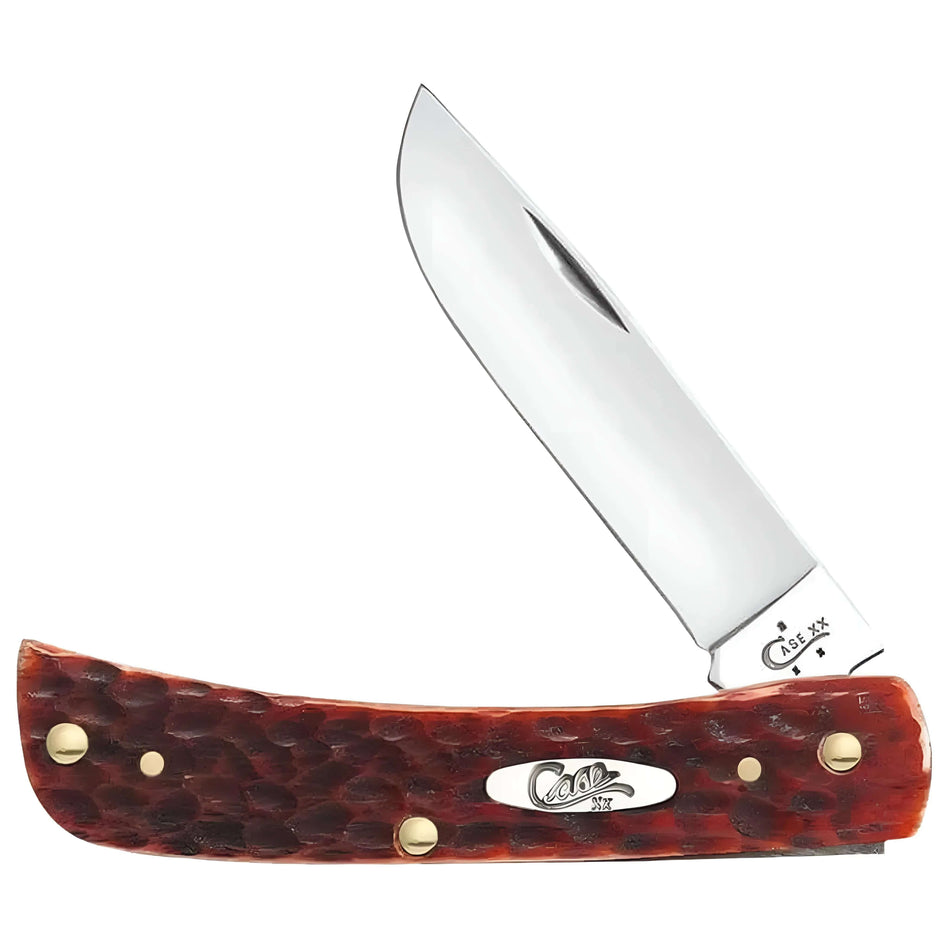 Case Knife Chestnut SOD Buster JR Skinning Blade Folding Pocket Knife