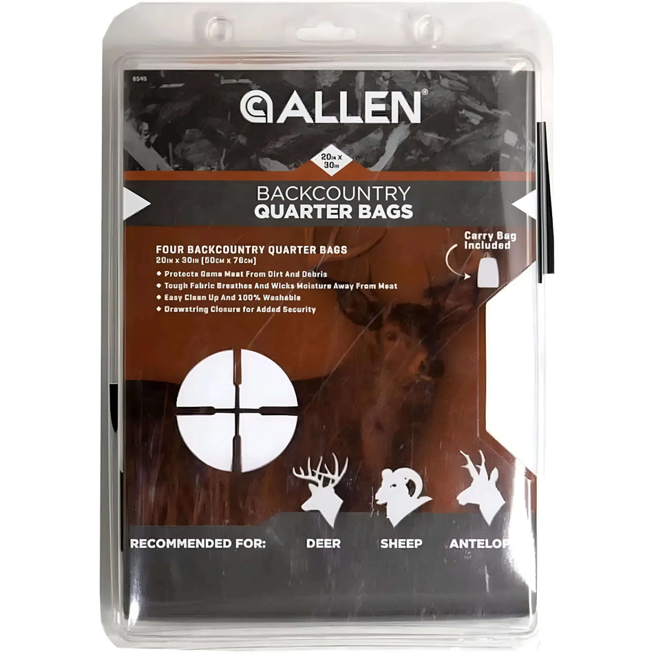 Allen Backcountry Game Quarter Bags - 4 Pack