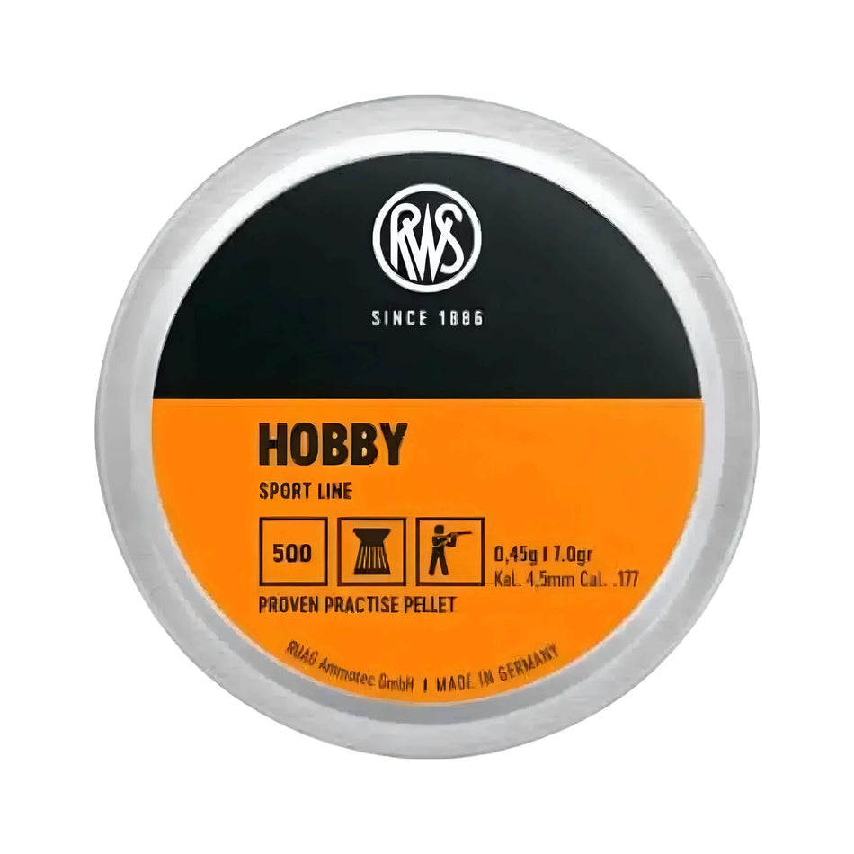 RWS Hobby Flat 177Cal 7.0gr Air Rifle Pellets