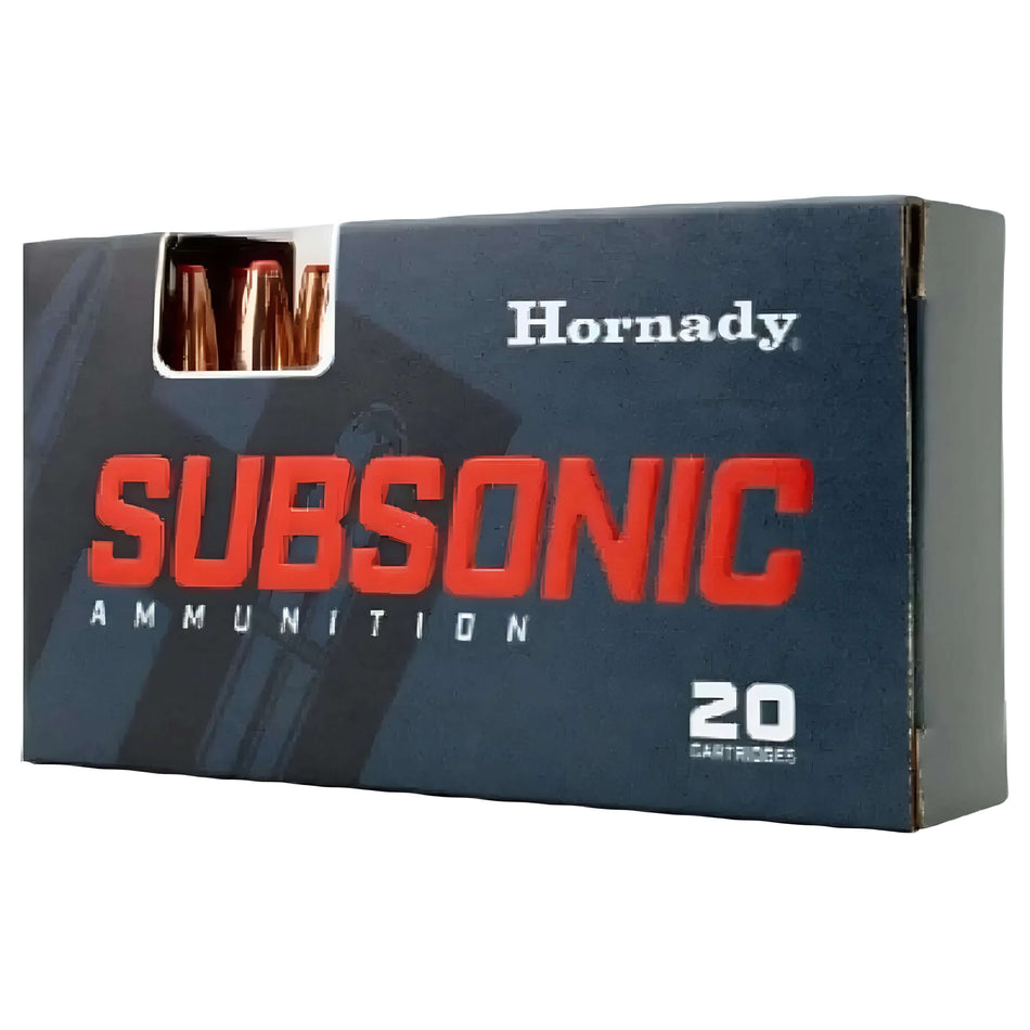 Hornady Subsonic 45-70Govt 410gr SUB-X 1075fps Ammo
