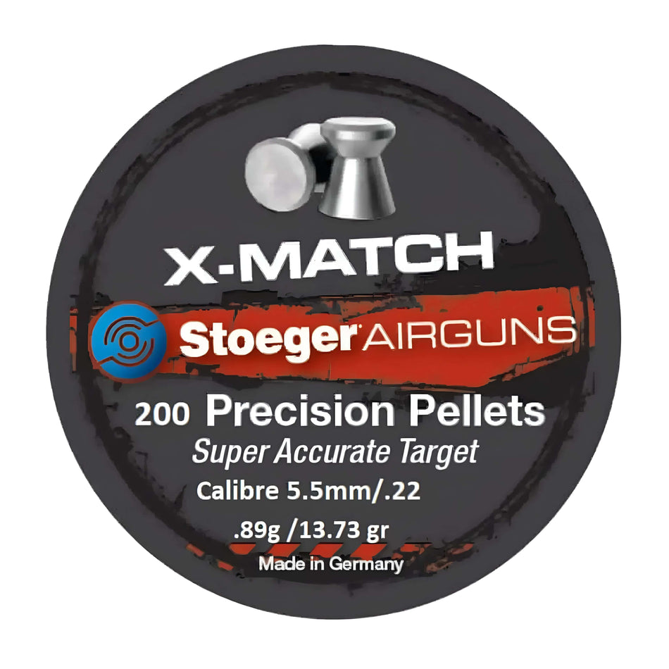 Stoeger X-Match Flat .22Cal 13.73gr Air Rifle Pellets
