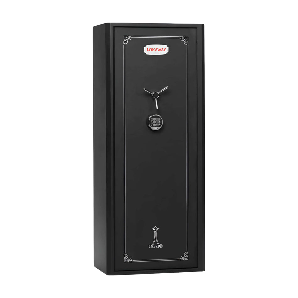 Lokaway LOK4DK-HSP - 16 Gun High Security Pinned Digital 84kg Gun Safe
