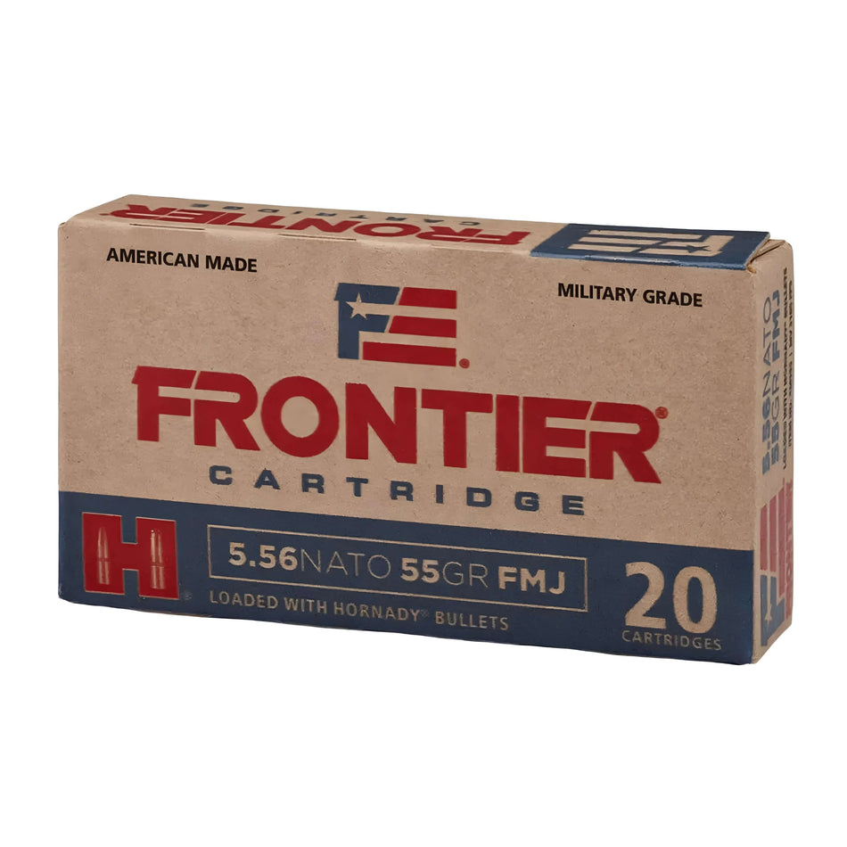 Hornady Frontier 223Rem55gr Hollow Point Match 3240fps Ammo