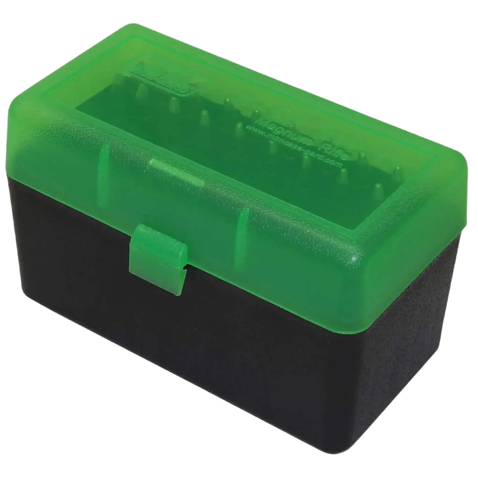 MTM Case-Guard Ammo Box Hinged Top - 220Swift/243Win/308Win/450Bushmaster/6.5Creedmoor/7mm-08Rem