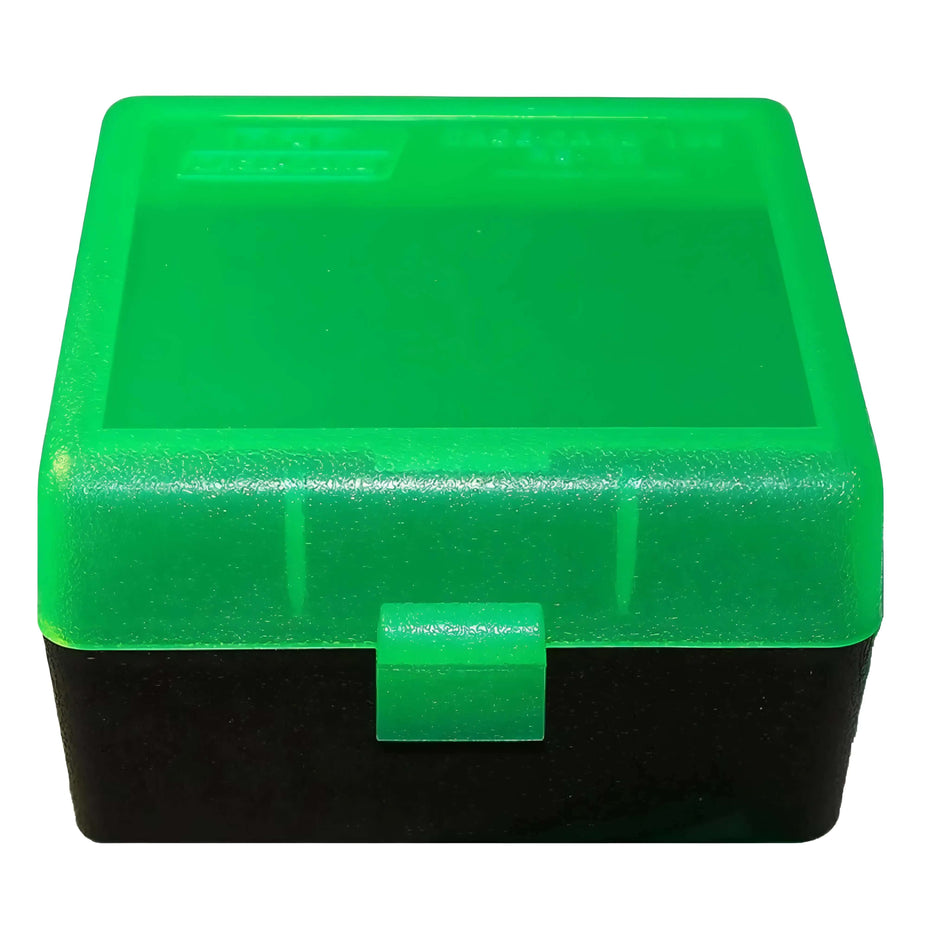 MTM Case-Guard Ammo Box Hinged Top - 17Rem/222Rem/223Rem/204Rug/220Swift/243Win/308Win/22-250Rem/7mm-08Rem/6.5Creedmoor