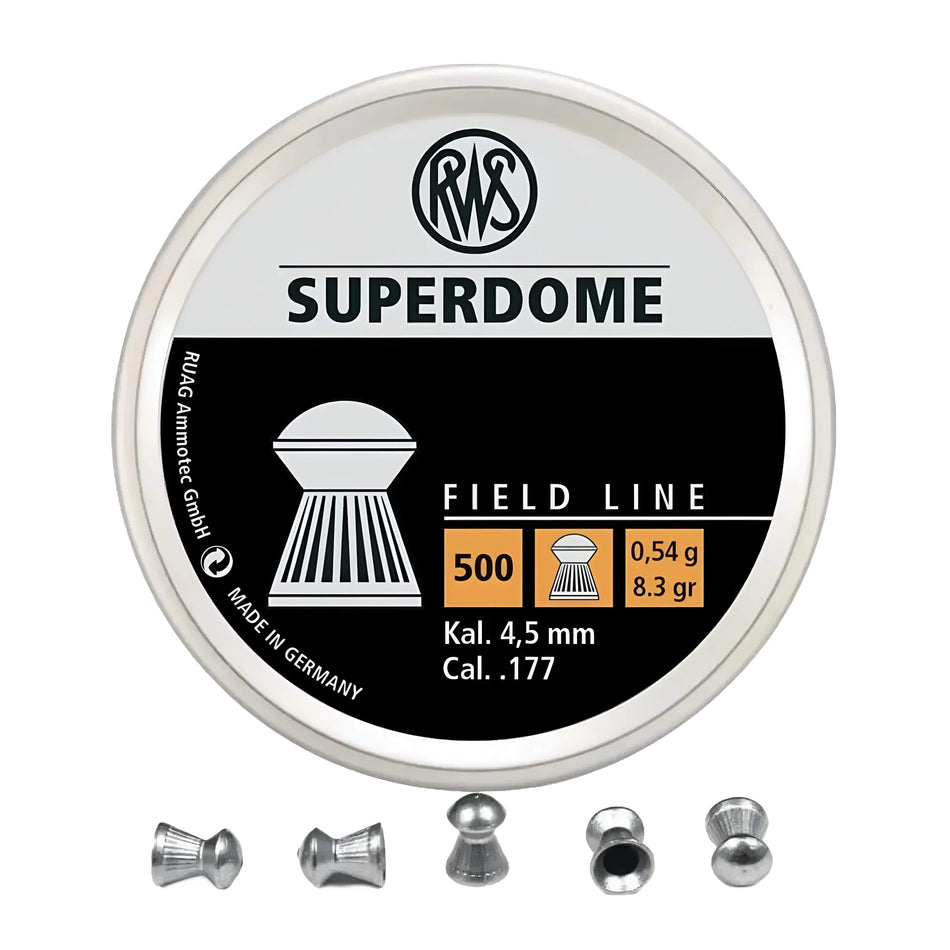 RWS Superdome Dome .177Cal 8.3gr 0.54g Air Rifle Pellets