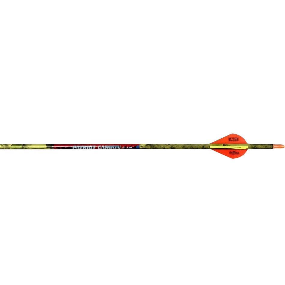 ATA Patriot Carbon Blazer Vane Camo Arrow 350 Spine Suits 40-65 Pound Bows