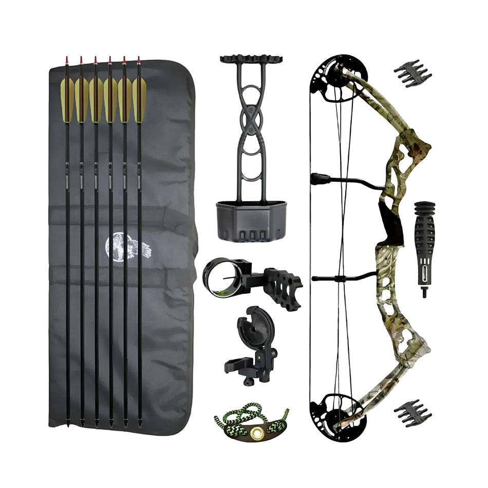 Horizone Vulture Release Aid Deluxe R/hand 65 Pound Compound Bow Package