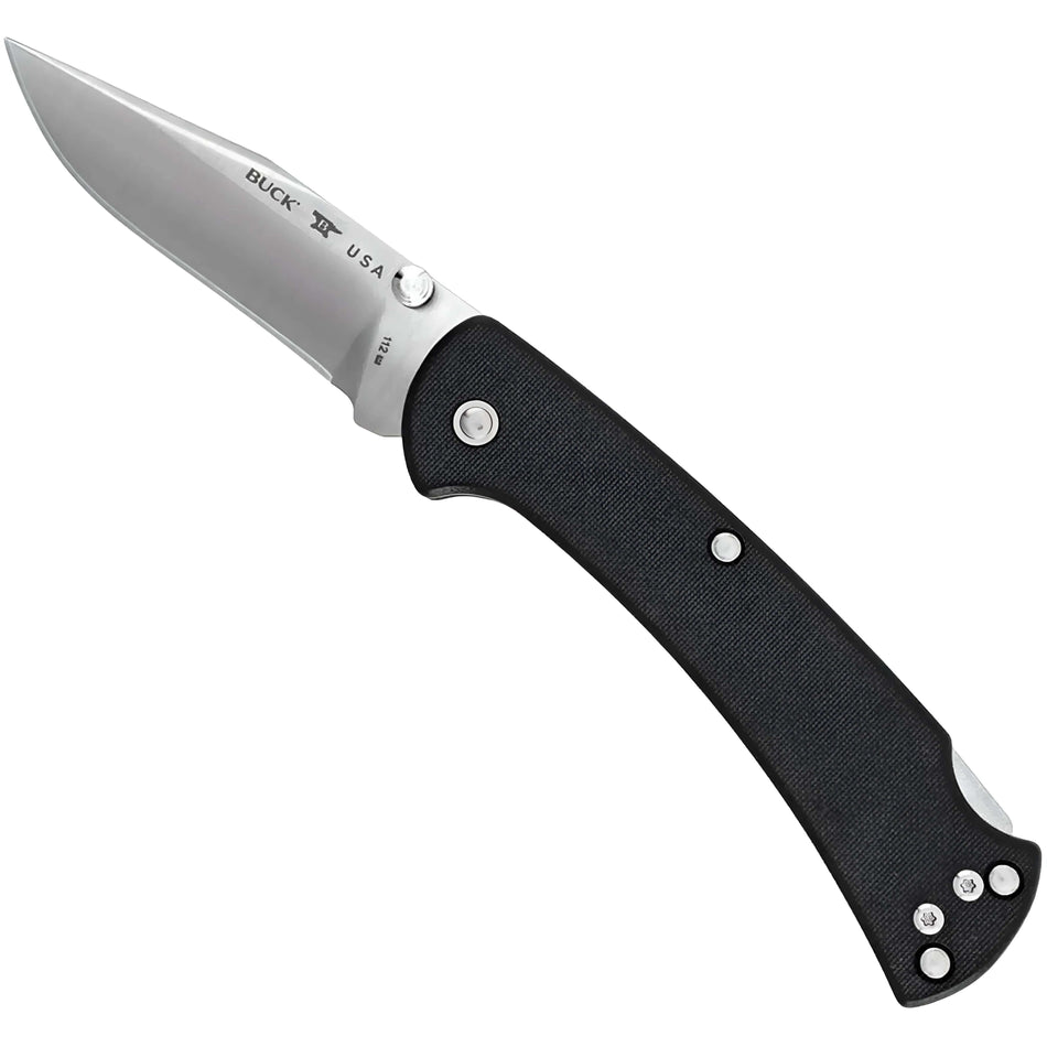 Buck Ranger Slim Pro Black 3in. Clip Point Folding Pocket Knife
