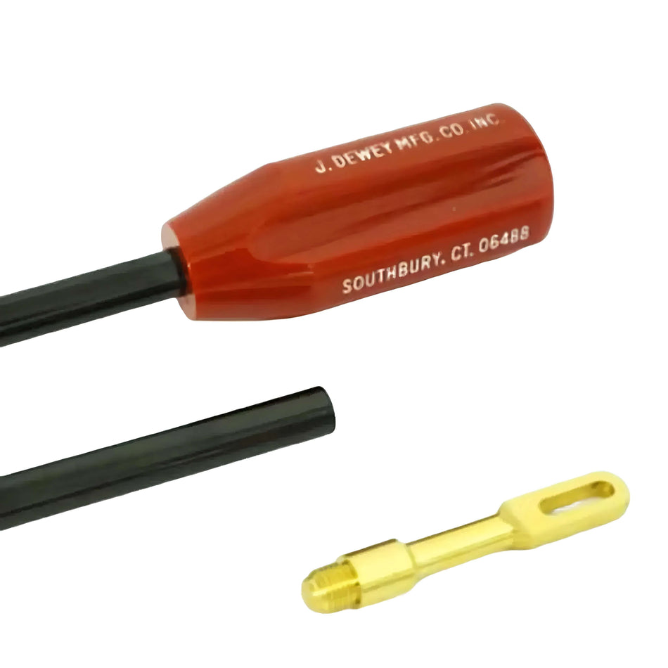 Dewey One Piece Cleaning Rod 12Ga Nylon Coated 34in.