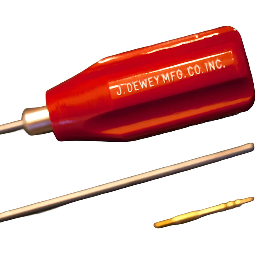 Dewey Stainless One Piece Cleaning Rod 17Cal-20Cal 36in.