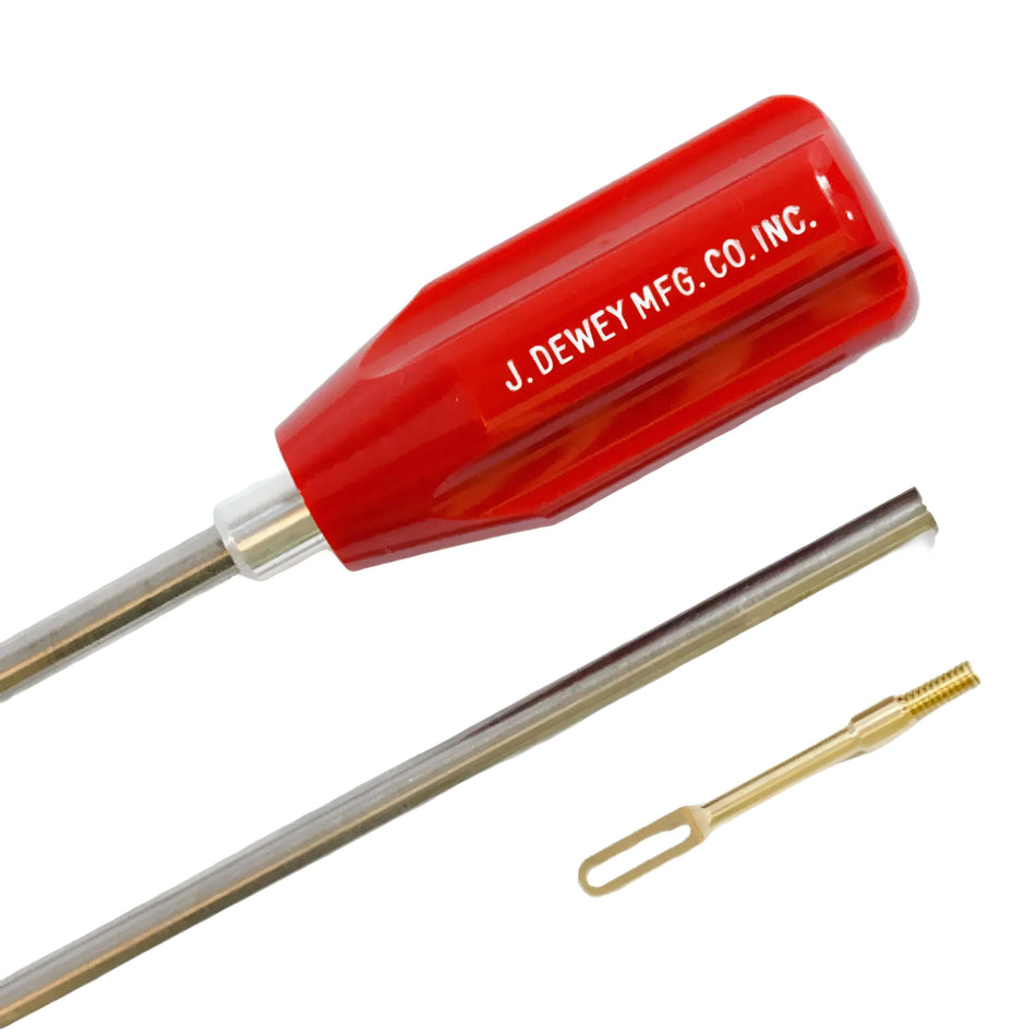 Dewey Deluxe Stainless Steel One Piece Cleaning Rod 22Cal-Up 44in.