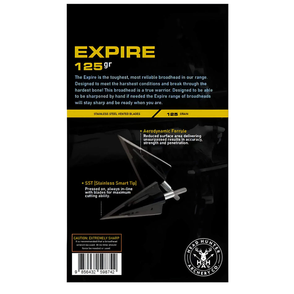 Head Hunter Expire Razor 2-Blade 125gr Broadheads
