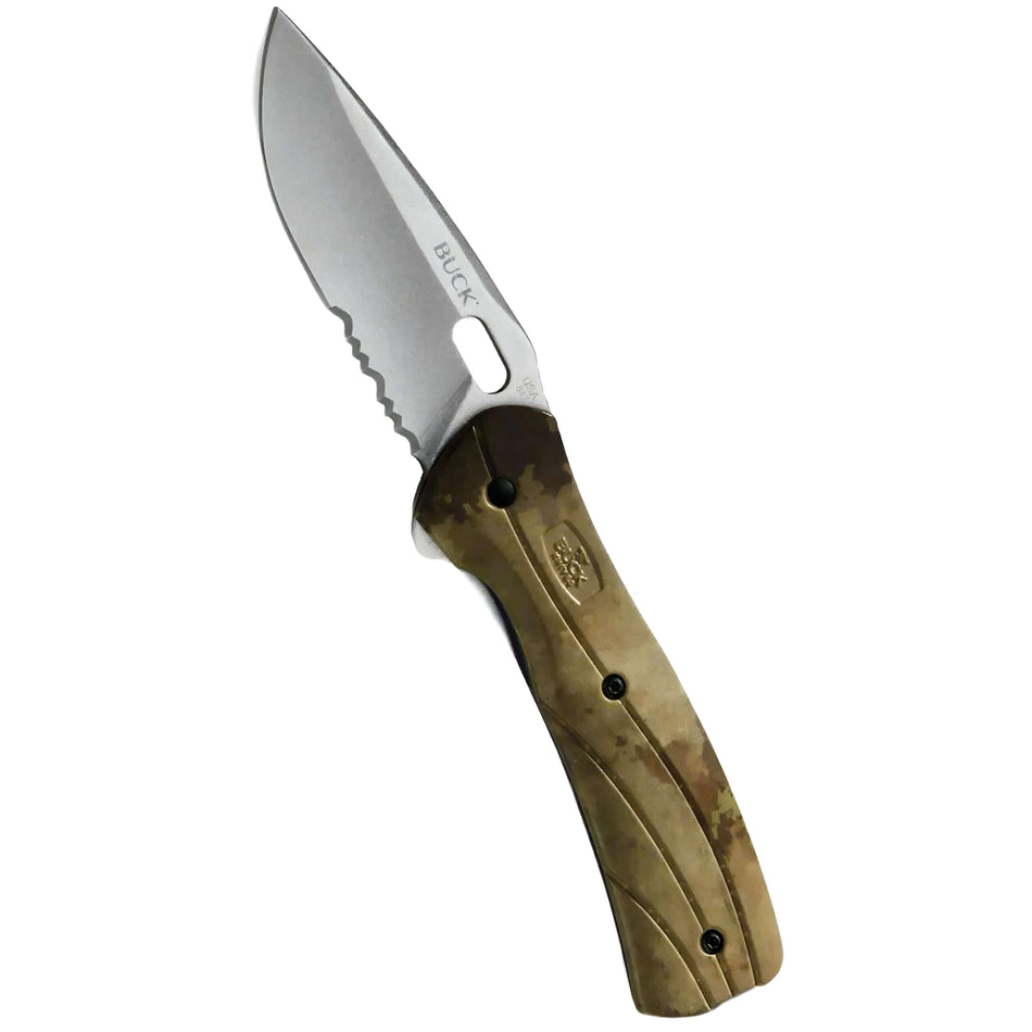 Buck Vantage Force Mili-Camo Folding Pocket Knife With Clip