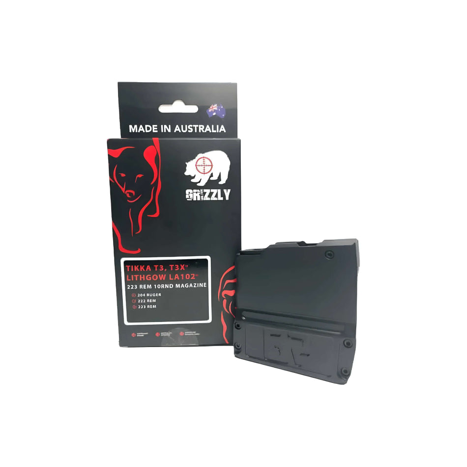 Grizzly Tikka/Lithgow .204Rug/.222Rem/.223Rem 10 Round Magazine