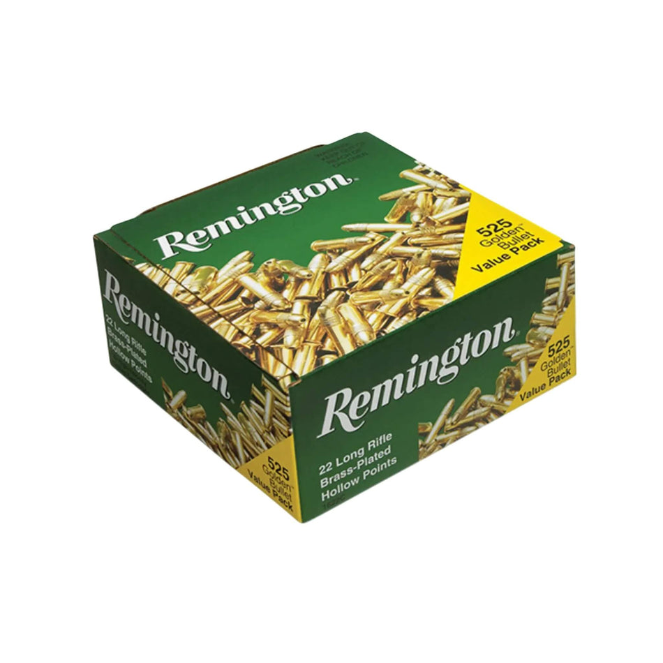 Remington 22LR Golden Bullet 36gr Lead Plated Hollow Point 1280Fps Ammo