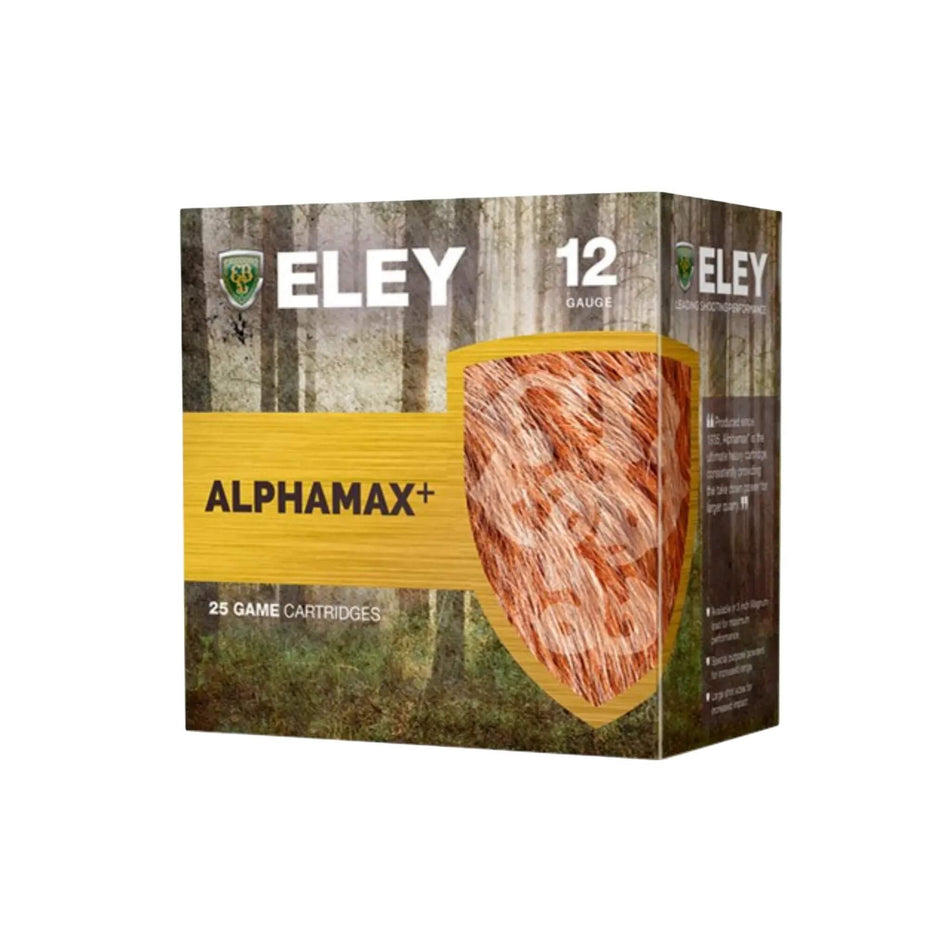 Eley Alphamax Field Load 2-3/4in. 12Ga 36Gram Lead AAAs 1298Fps Ammo
