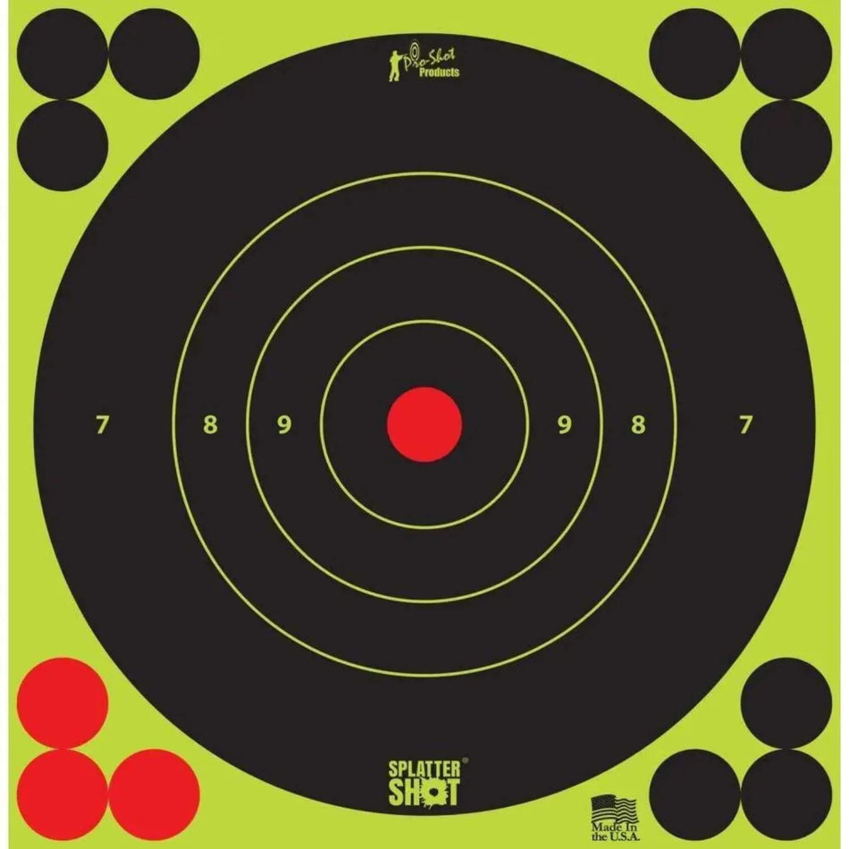 Pro-Shot Splatter Shot 6in. Green Bullseye Target