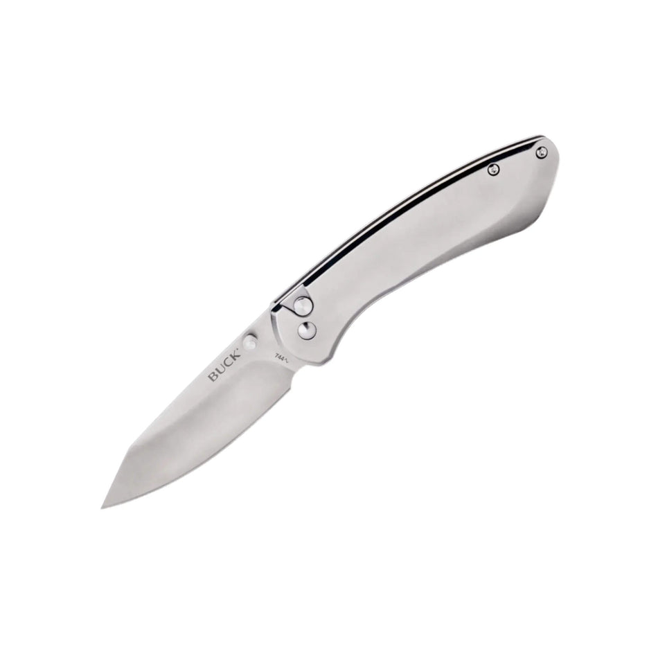 Buck Knife - Sovereign Large Clip Point 8cm Folding Pocket Knife With Pocket Clip