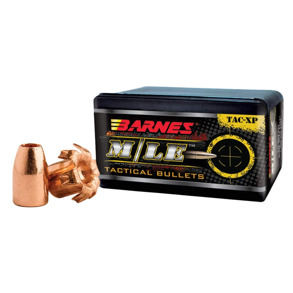 Barnes TAC-XP 45Cal .451 185gr Flat Base Projectiles