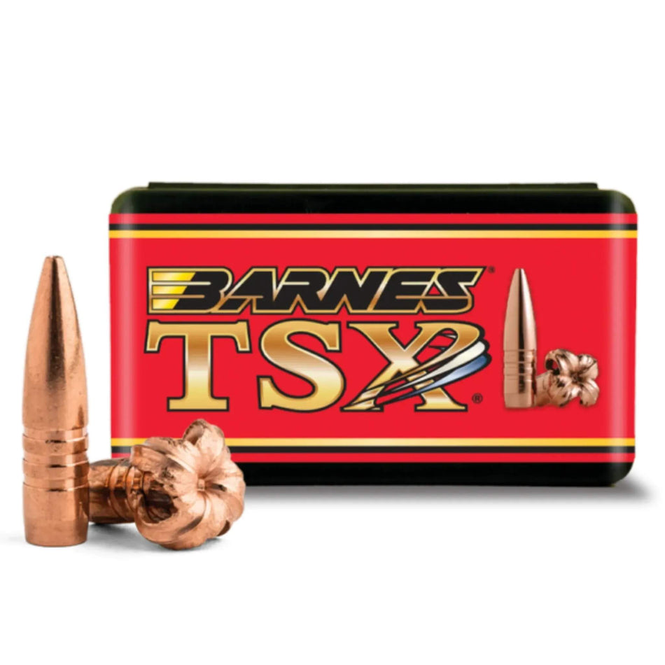 Barnes Projectiles TSX 25Cal .257 100gr Boat-Tail Projectiles