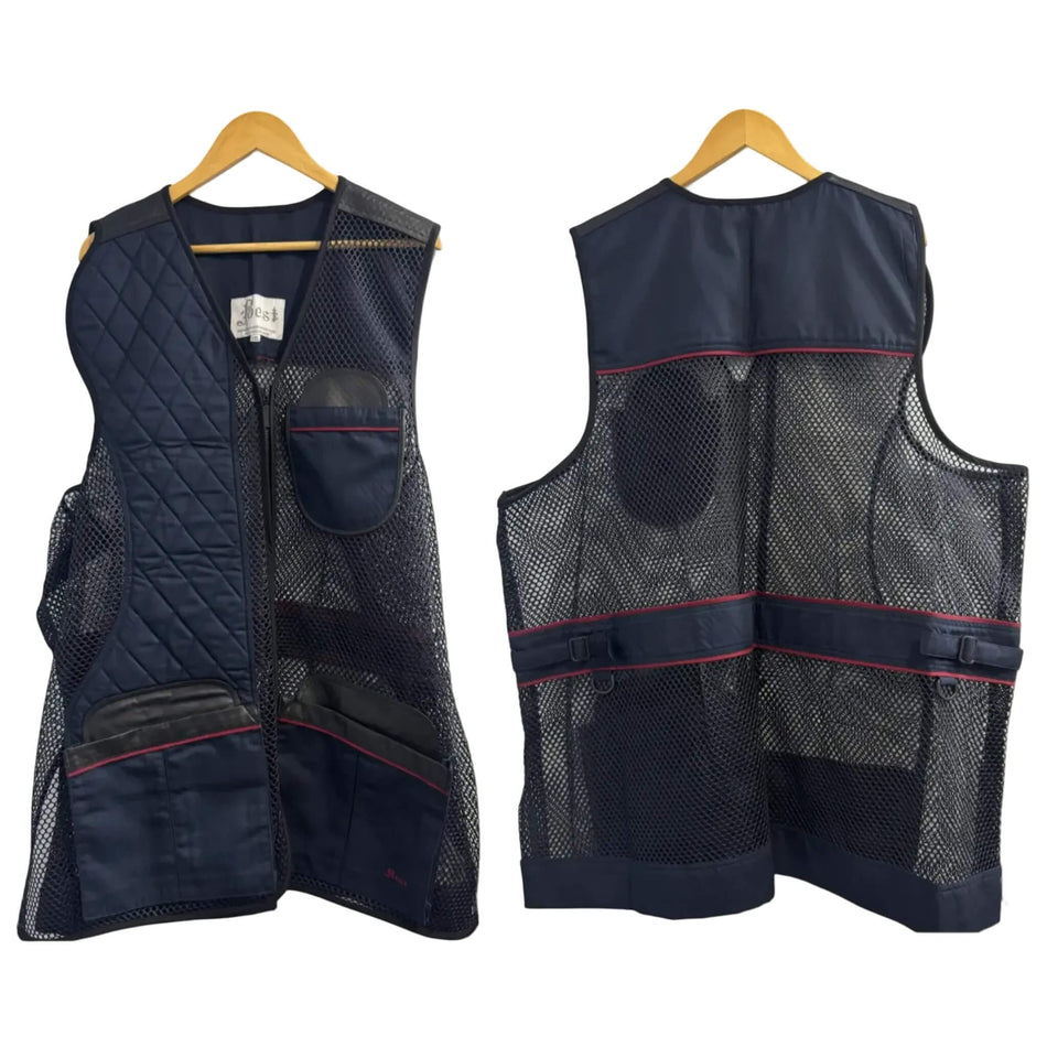 BEST Shooting Vest - Club Style Full Mesh Left Hand