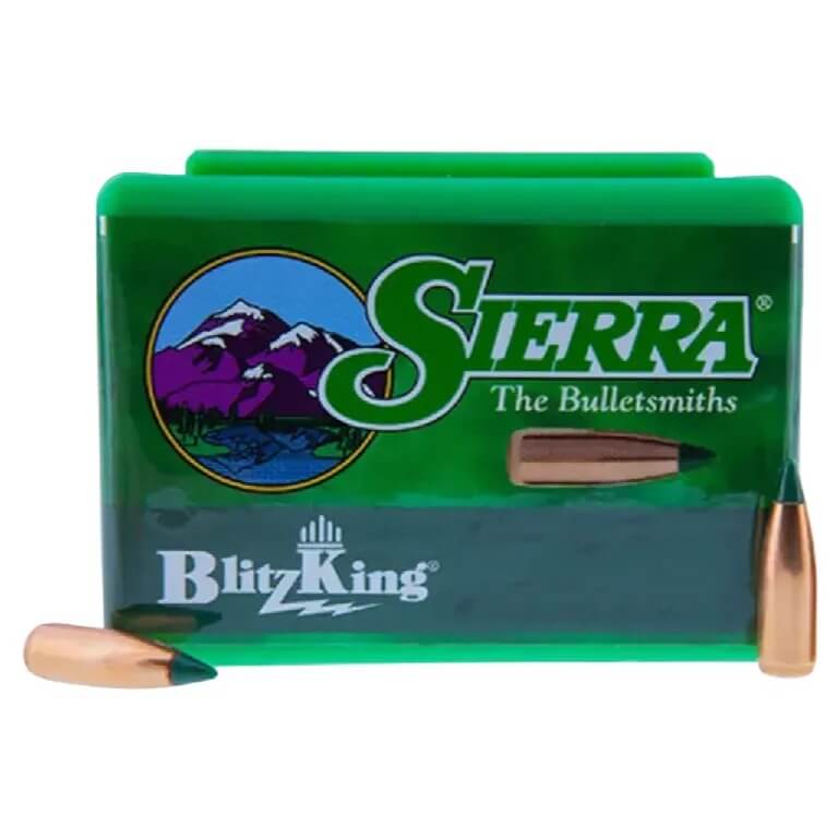 Sierra 25Cal .257 90gr BlitzKing Projectiles
