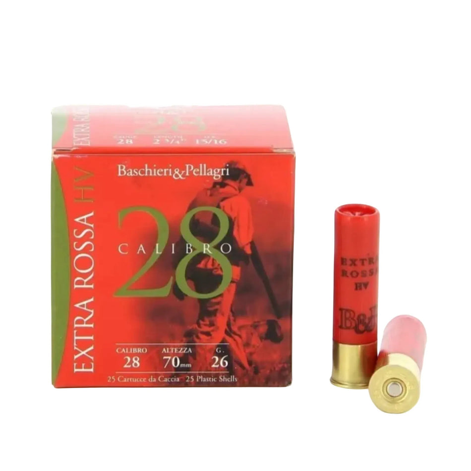 B&P Extra Rossa HV 28Ga 26Gram Lead 5.5s Field Load 2-3/4in. Ammo
