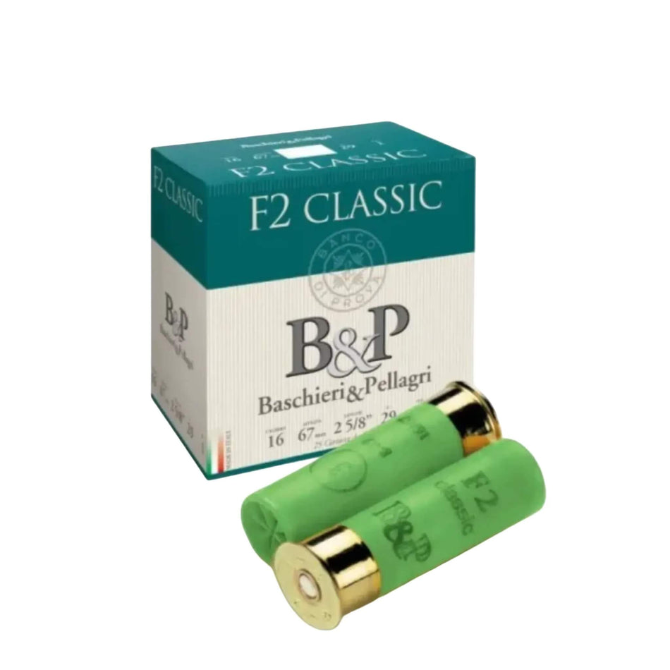 B&P F2 Classic 16Ga 29Gram Lead 7s Target Load 2-5/8in. 1312fps Ammo